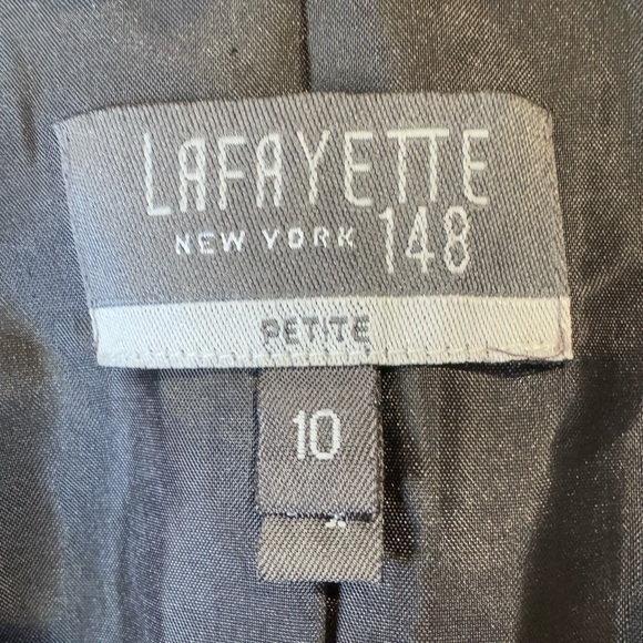 Lafayette 148 Black Cropped Blazer Jacket 10 - Picture 14 of 14